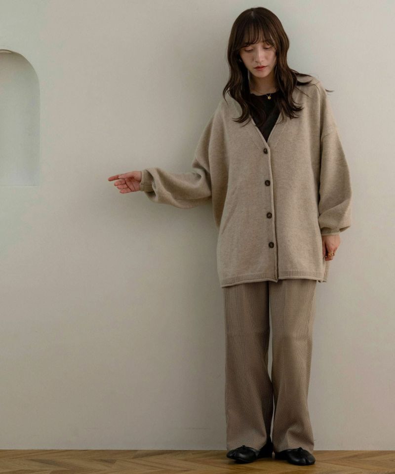 MONITALY 3タックリップストップストレートパンツ MONITALY（モニタリー）の「【MONITALY】3タックリップストップ
