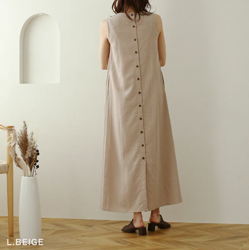 【GABRIELA HEARST】 リネン マキシワンピース ピンタック入り GABRIELA HEARST リネン マキシワンピース ピンタック入り | NET