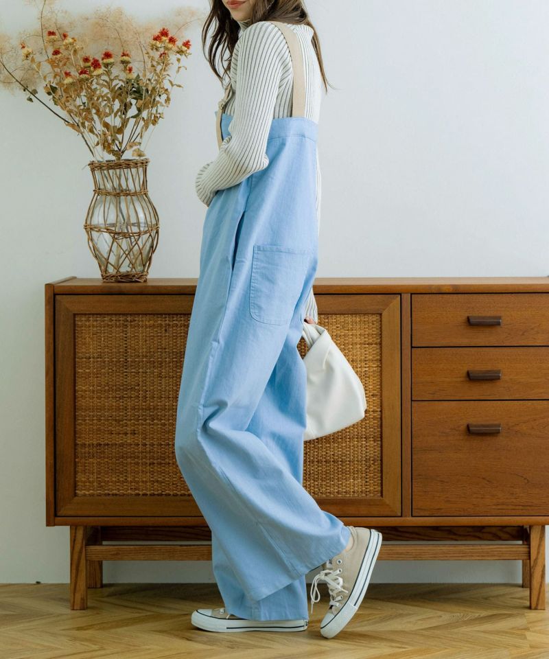 ハワイNOANOA サロペットＭ mayoさんコラボ》配色デニムライクサロペット | NOAHL(ノアル)公式通販