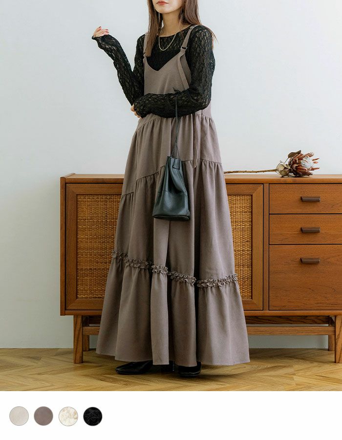 アシンメトリーティアードキャミワンピース | NOAHL(ノアル)公式通販 