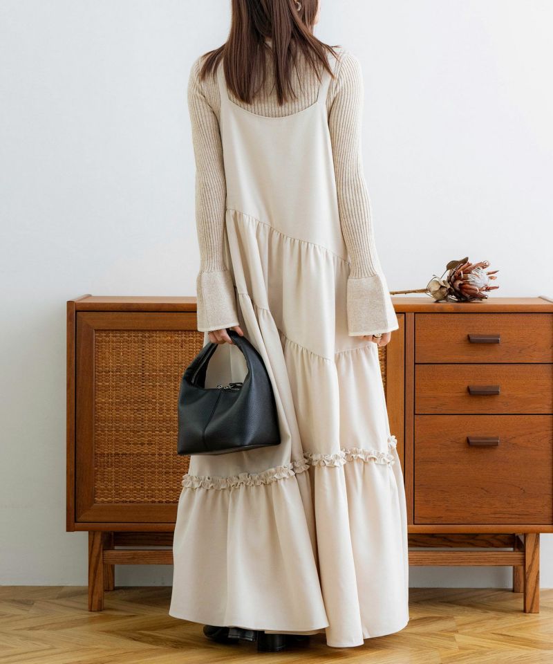 アシンメトリーティアードキャミワンピース | NOAHL(ノアル)公式通販