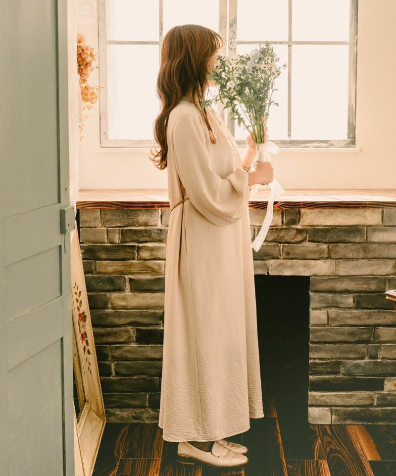 バックリボンバイカラーワンピース【cocoさんコラボ第2弾】 | NOAHL