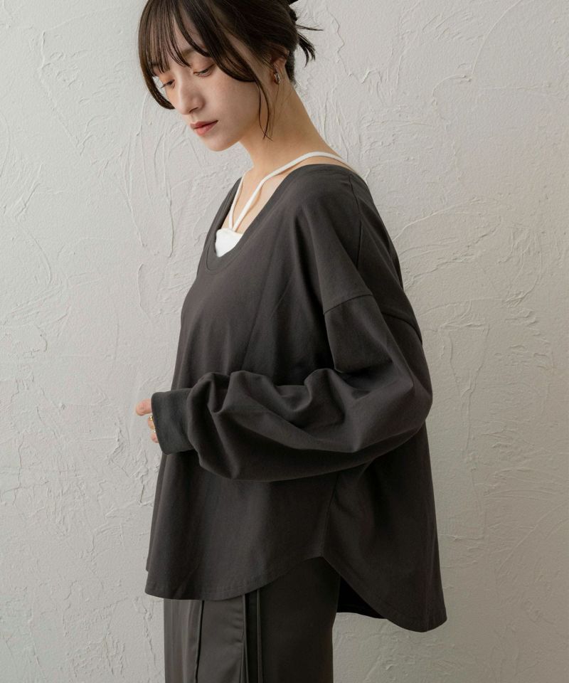 LOHEN Uネックロンパース　未使用　タグ付き 3/4 FRONT ZIP HIGHNECK RIB SWEATER | YOKE(ヨーク) / トップス