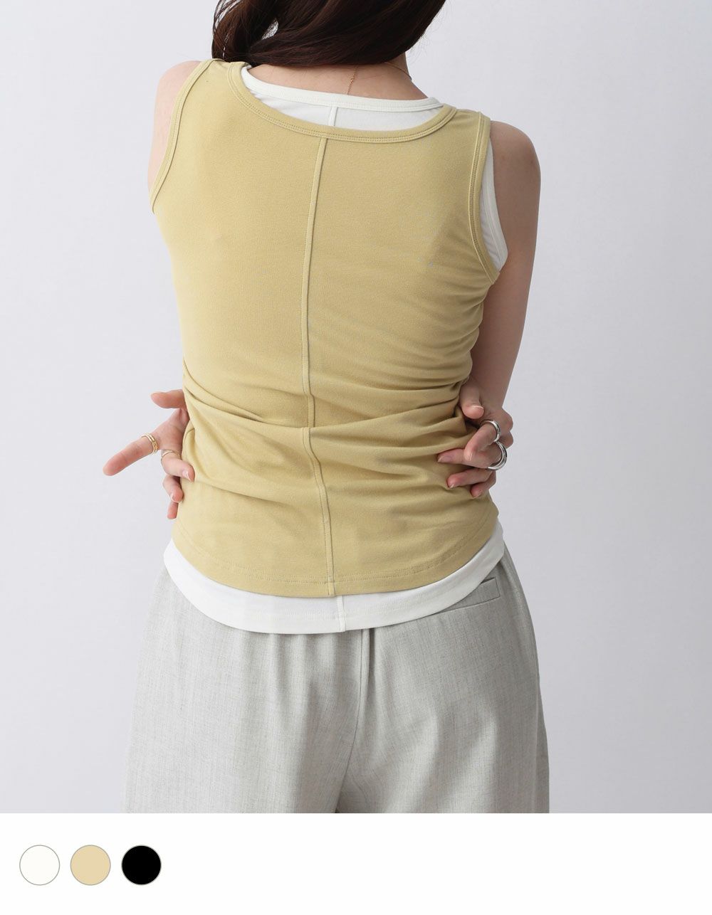ソフトタッチラウンドカットタンクトップ | NOAHL(ノアル)公式通販
